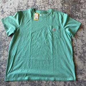 NWT Women's Carhartt WK87 Workwear Pocket T-Shirt--XXL